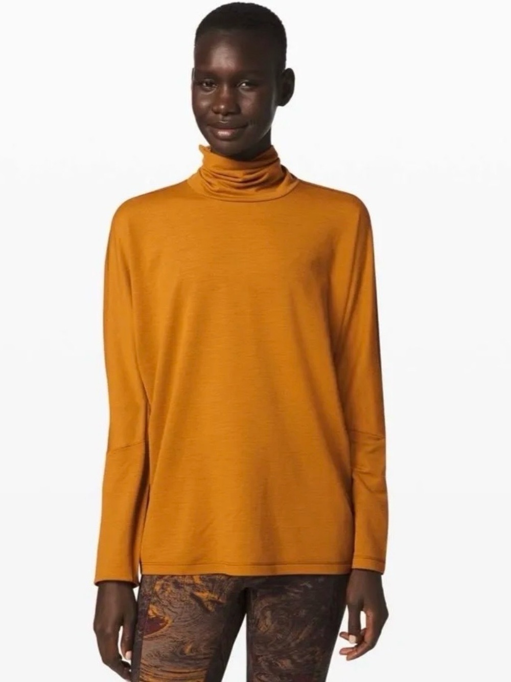 Lululemon Moraine Turtleneck *lululemon lab Roman Gold